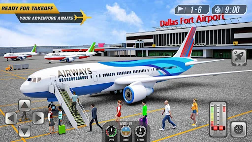 Airplane Simulator Plane Games screenshot 1