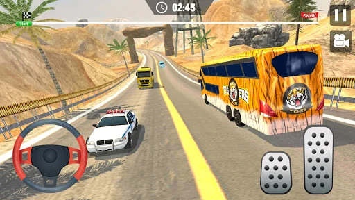 Offroad Bus Climb Hill Racing screenshot 2