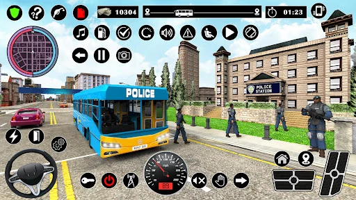 Police Bus Game: US Cops Coach screenshot 1