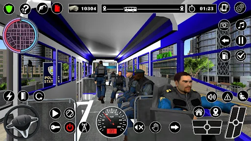 Police Bus Game: US Cops Coach screenshot 4