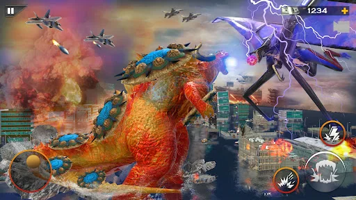 Monster Dinosaur Rampage Game
