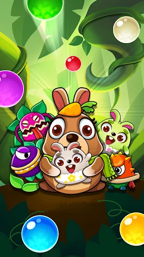 Bunny pop bubble pet puzzle