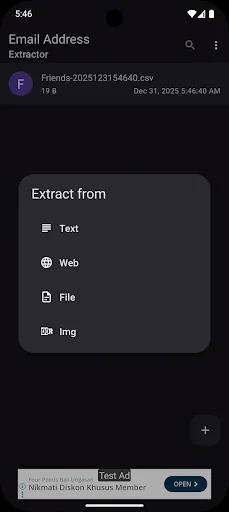 Email Address Extractor