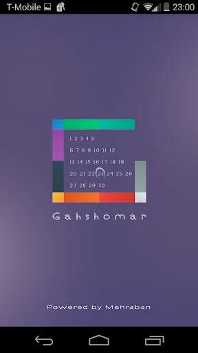 Gahshomar Zoroastrian Calendar