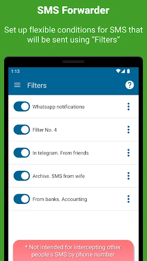SMS forwarder