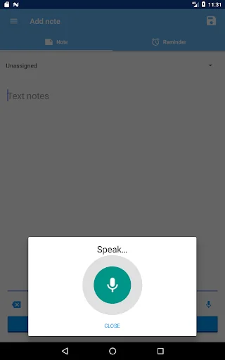 Voice notes