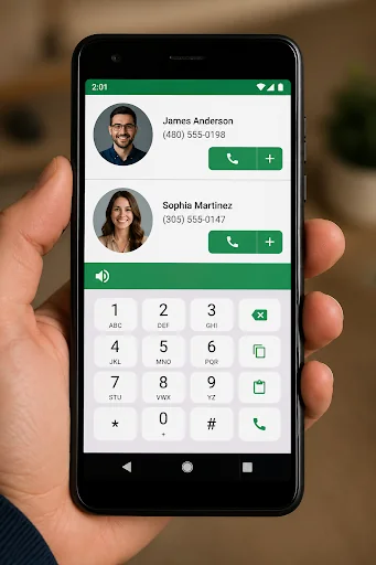 Phone Dialer and Contacts screenshot 2