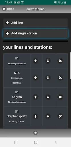 arriva vienna