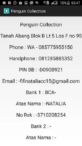 Penguin Collection Tanah Abang
