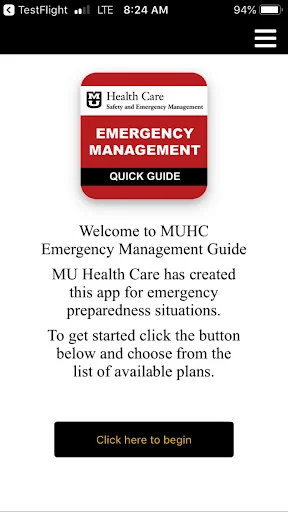 MU HC Emergency Management
