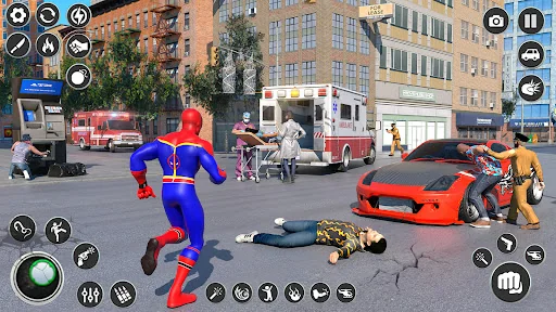 Spider Robot Hero City Battle screenshot 4
