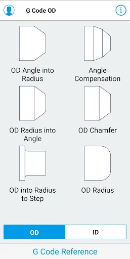 GCoder CNC OD ID G Code Genera