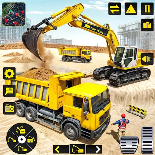 Sand Excavator Simulator 3D screenshot 1