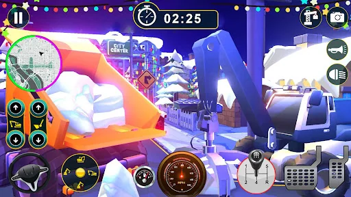Snow Excavator Truck Simulator