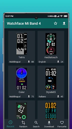 Watchfaces for Mi Band 4 screenshot 2