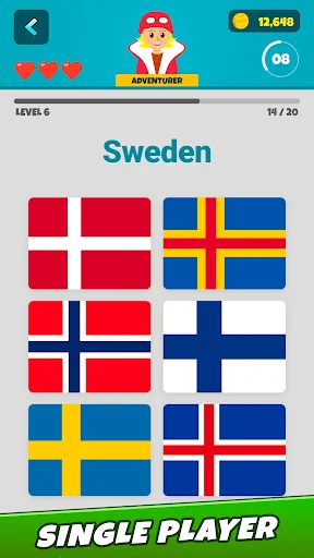 Country Flags 2: Geo Quiz screenshot 4