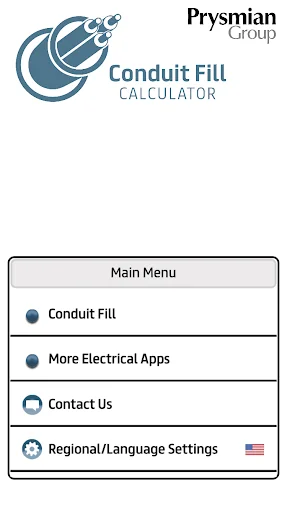 Prysmian Group Conduit Fill screenshot 1