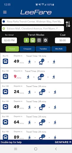 Lee County Transit Mobile App screenshot 3