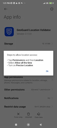 GeoGuard Location Validator screenshot 3