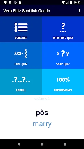 Scottish Gaelic Verb Blitz Pro