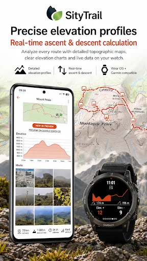 SityTrail hiking trail GPS screenshot 4
