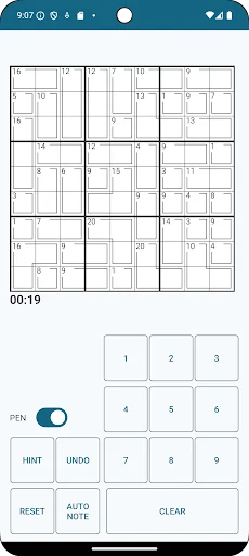 Killer Sudoku screenshot 1