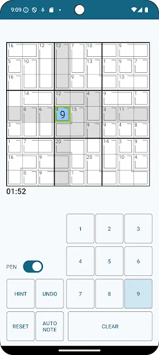 Killer Sudoku screenshot 2