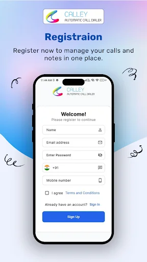 Auto Dialer Software - Calley screenshot 1