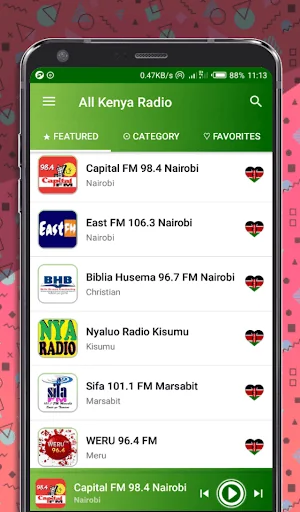 All Kenya Radio Stations App screenshot 1