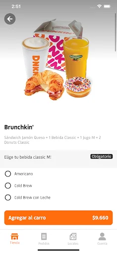 Dunkin' App Chile screenshot 3