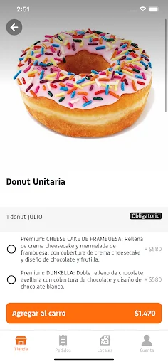 Dunkin' App Chile screenshot 4