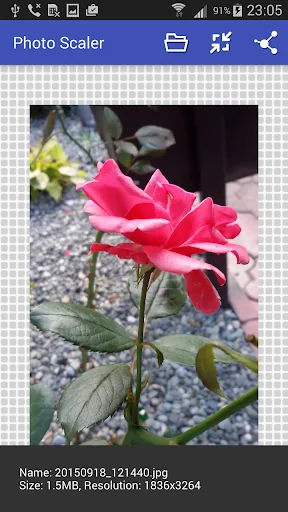 Resize photo screenshot 1