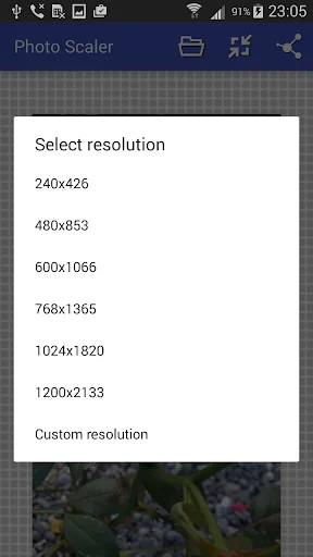Resize photo screenshot 4