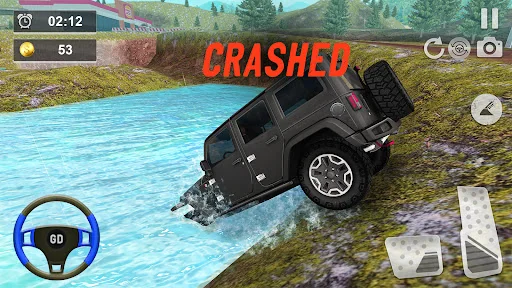 Offroad Jeep Driving - 3D Game screenshot 2