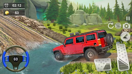 Offroad Jeep Driving - 3D Game screenshot 3