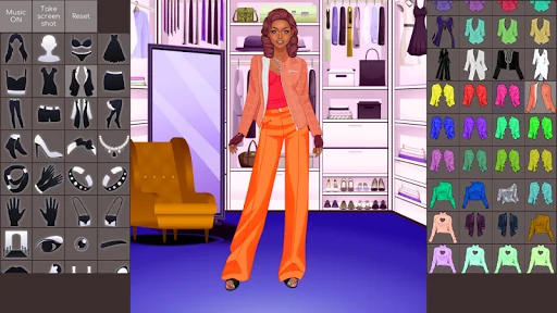 Fashionista Girl Dress up Game