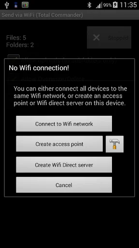 WiFi/WLAN Plugin for Totalcmd screenshot 2