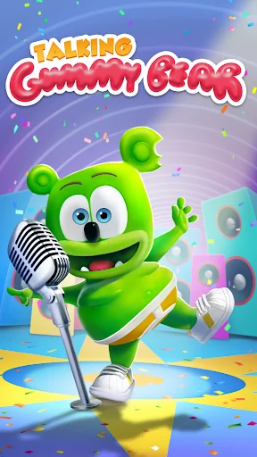 Talking Gummy Bear Kids Games screenshot 1