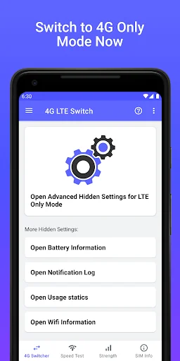 5G 4G LTE Network Switch screenshot 1