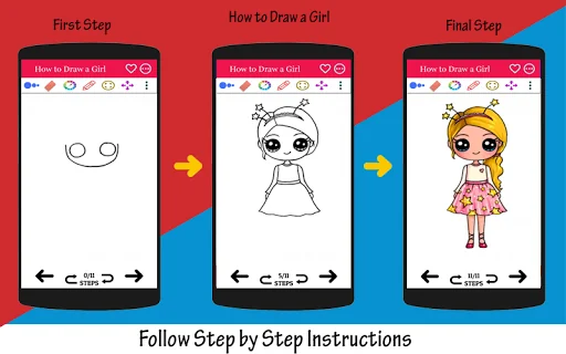 How to Draw Girl Step by Step