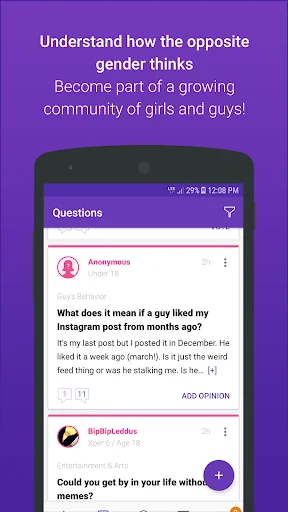 GirlsAskGuys screenshot 1