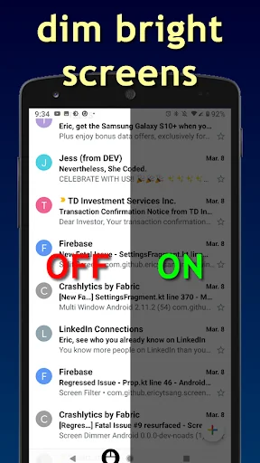 Screen & Notifications Dimmer