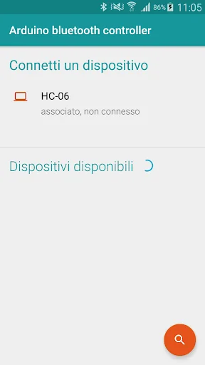 Arduino bluetooth controller screenshot 2