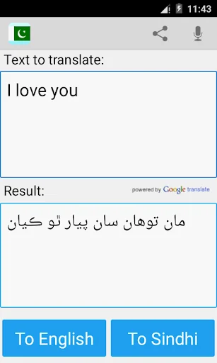 Sindhi English Translator screenshot 3