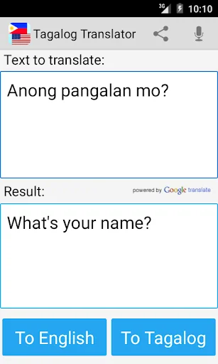 Tagalog English Translator Pro screenshot 4