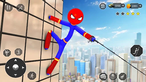 Stick Rope Hero Superhero Game