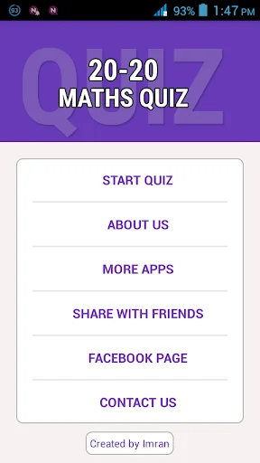 Maths Quiz