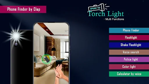 Speak to Torch Light - Clap