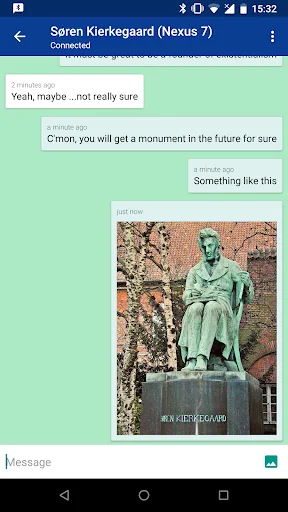 Bluetooth Chat screenshot 2