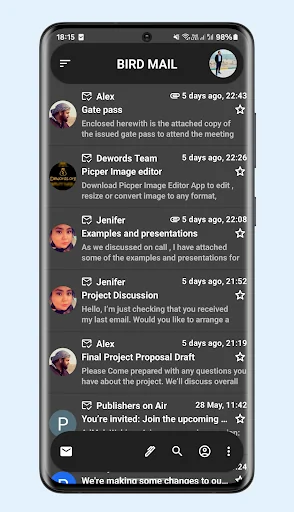 Bird Mail Pro -Email App screenshot 2